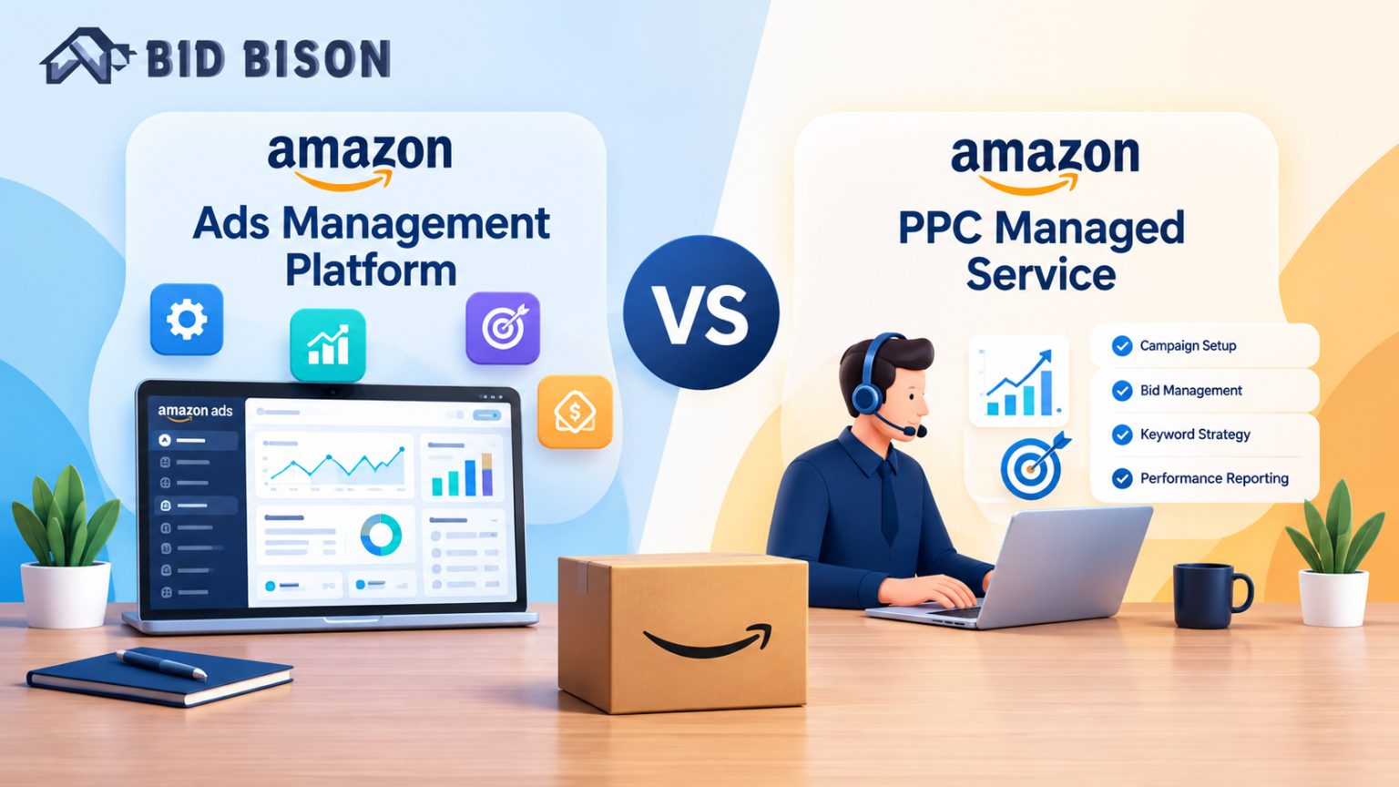 Amazon Ads Management Platform vs. Amazon PPC Managed Service: Which Fits Your Business?
