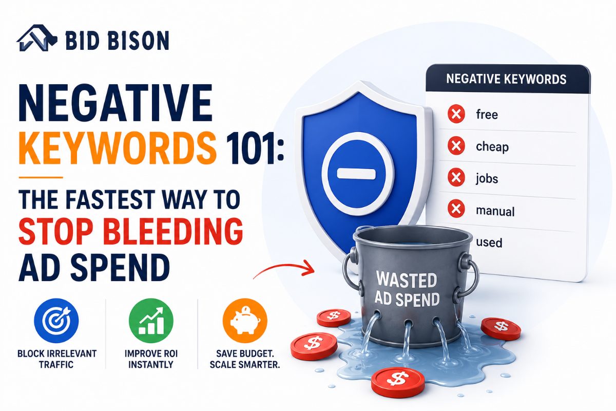 Negative Keywords 101: The Fastest Way to Stop Bleeding Ad Spend